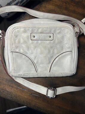 Nicole Miller Pearl Metallic Quilted Crossbody Bag